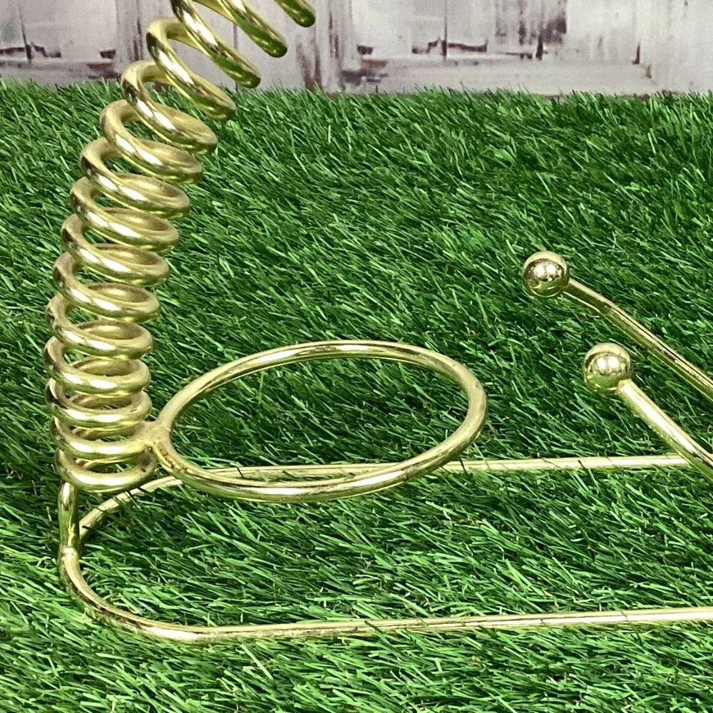 Vintage Metal Spiral Wine Bottle Holder